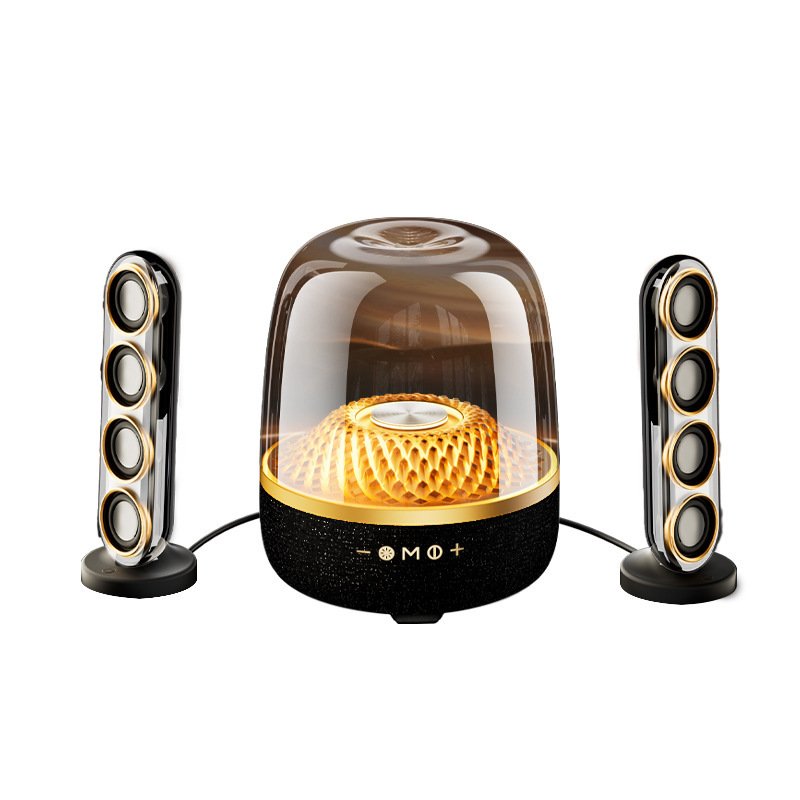 Huaqiangbei オールインワン Bluetooth スピーカー ガラス透明クリスタル 第 4 世代 Harman Kardon コンピューター デスクトップ Bluetooth スピーカー|undefined