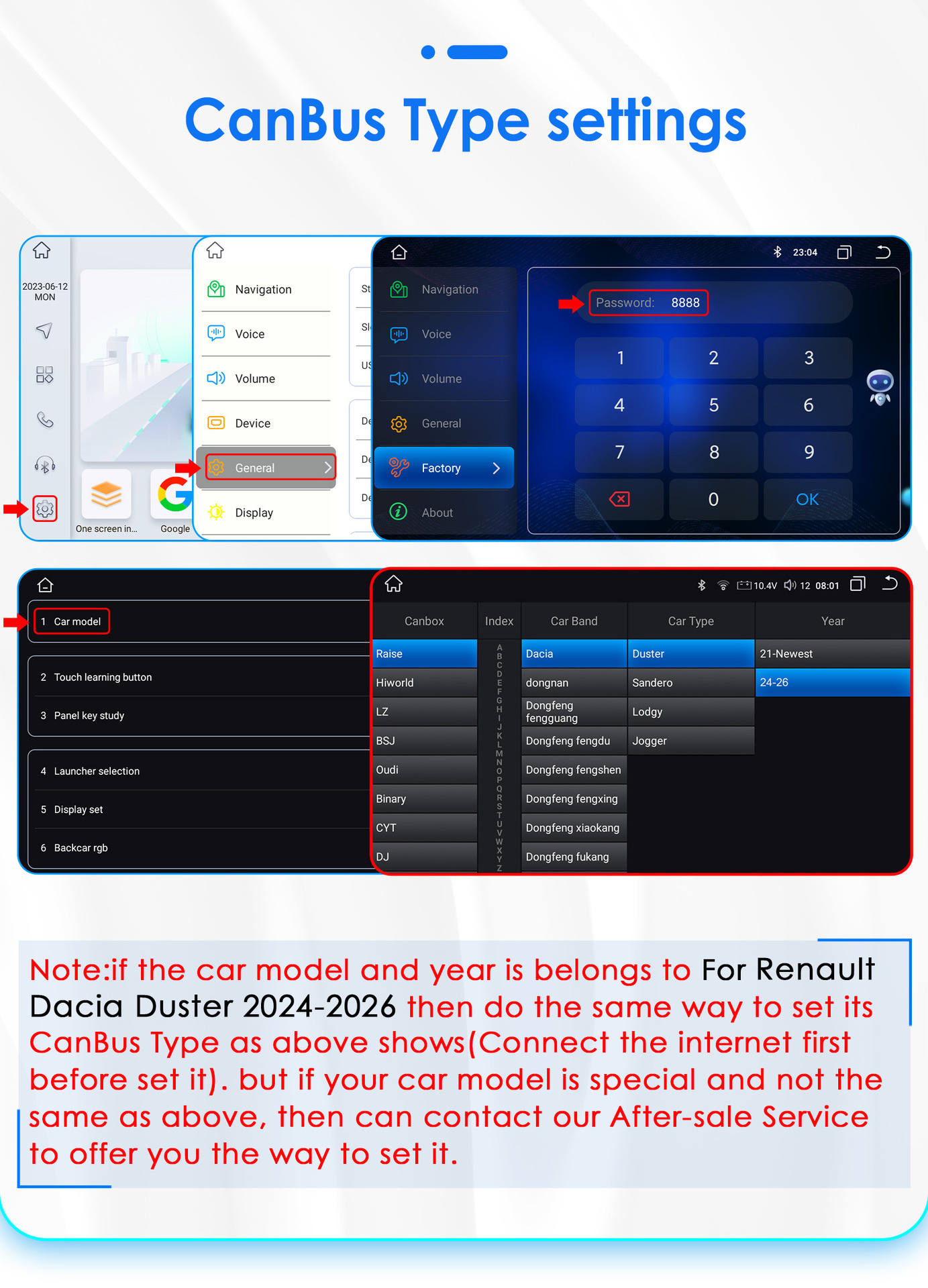 Suitable for Renault Dacia Duster 3Rd Generation 24-26 Models Android Large-Screen Navigation Gps Bluetooth Reversing Camera