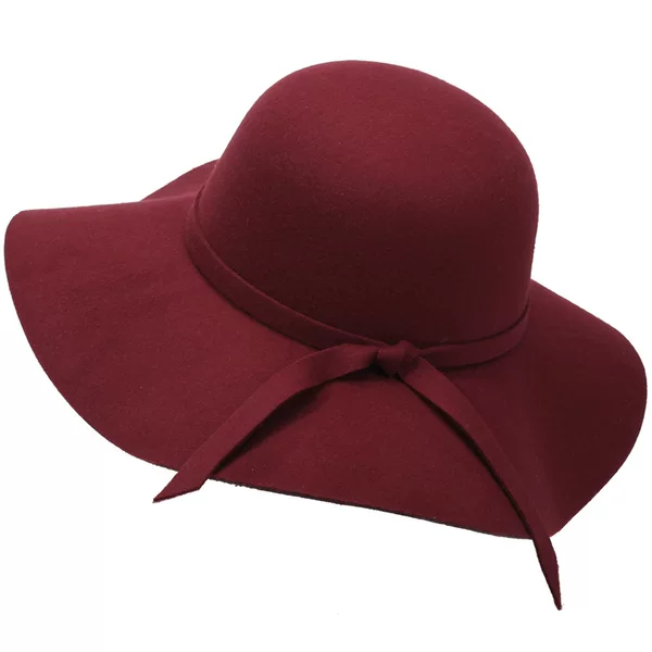 Spring and Autumn Fashion Women's Hat Korean-style Wool Oversized Wide Rim Women's Top Hat Stage Performance Hat