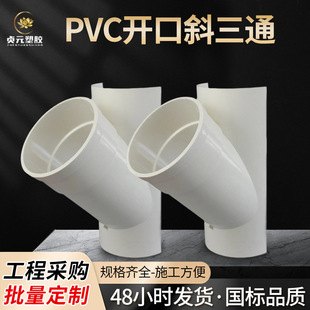 PVC�_��б��ͨ�a©Ƭ��ˮ�ܼ����޽��^110����50׃��75�ܵ����