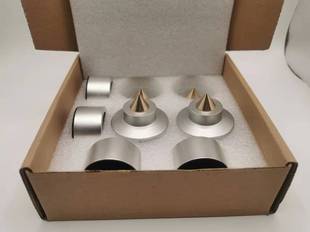 Xuanyu Xuanyu Copper-Aluminum Composite Power Amplifier Shock-Absorbing Foot Nails and Foot Pads Audio Cd Player Surround Frame Shock-Absorbing Foot Pads