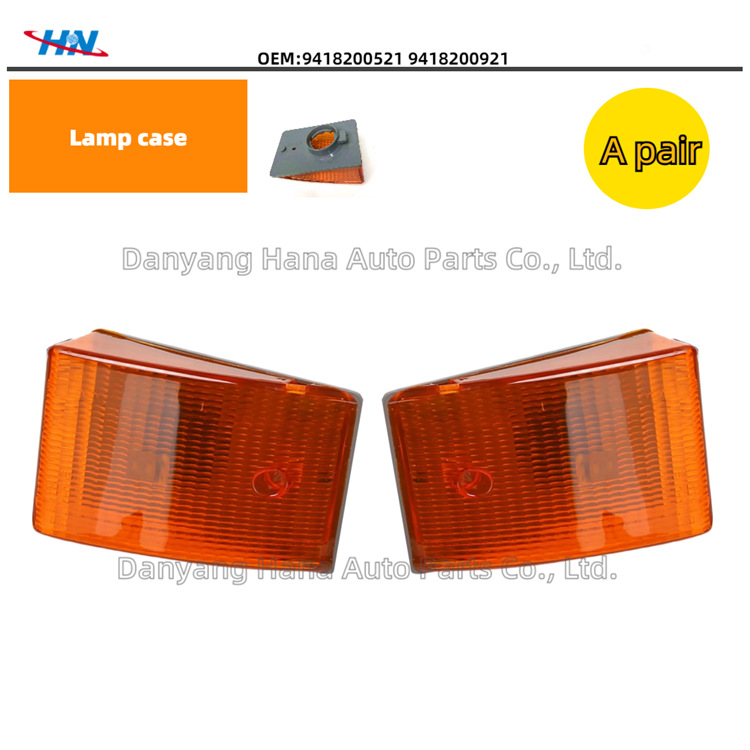 La carcasa de la señal de giro es adecuada para la luz del camión BMW Benz Actros MP3 MP2 MP1 luz de señal 9418200521