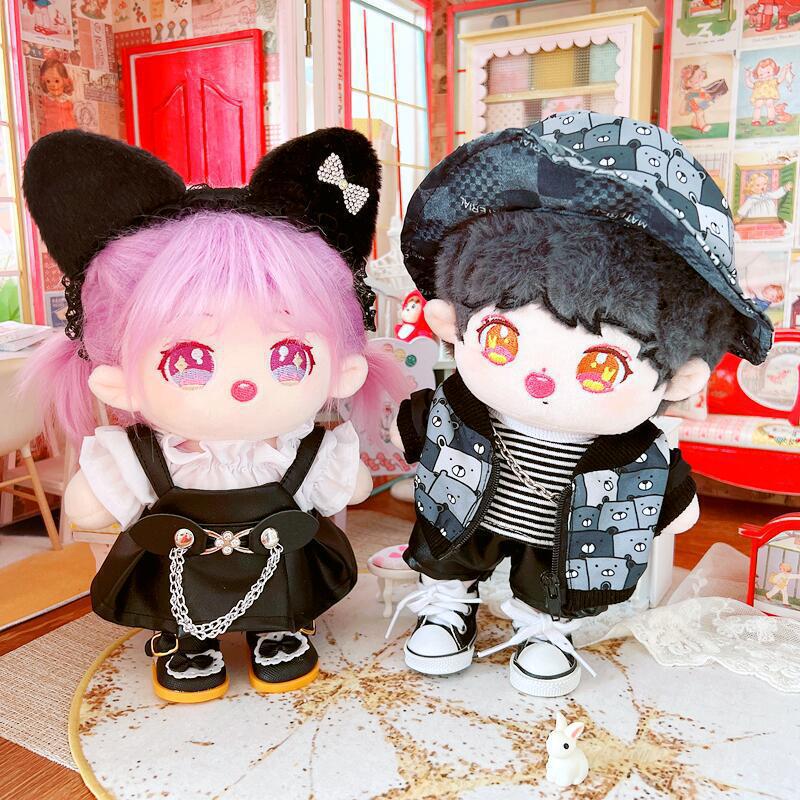 Cotton Doll 20cm Doll Clothes Star Doll Normal Body Fat Naked Baby Pile Bear Fisherman Hat Jacket Cotton Doll 20cm Doll Clothes Star Doll Normal Body Fat Naked Baby Pile Bear Fisherman Hat Jacket