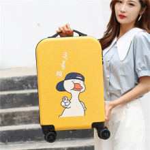 批发定制卡通行李箱磨砂韩版拉链款拉杆箱万向轮旅行箱男女密码锁