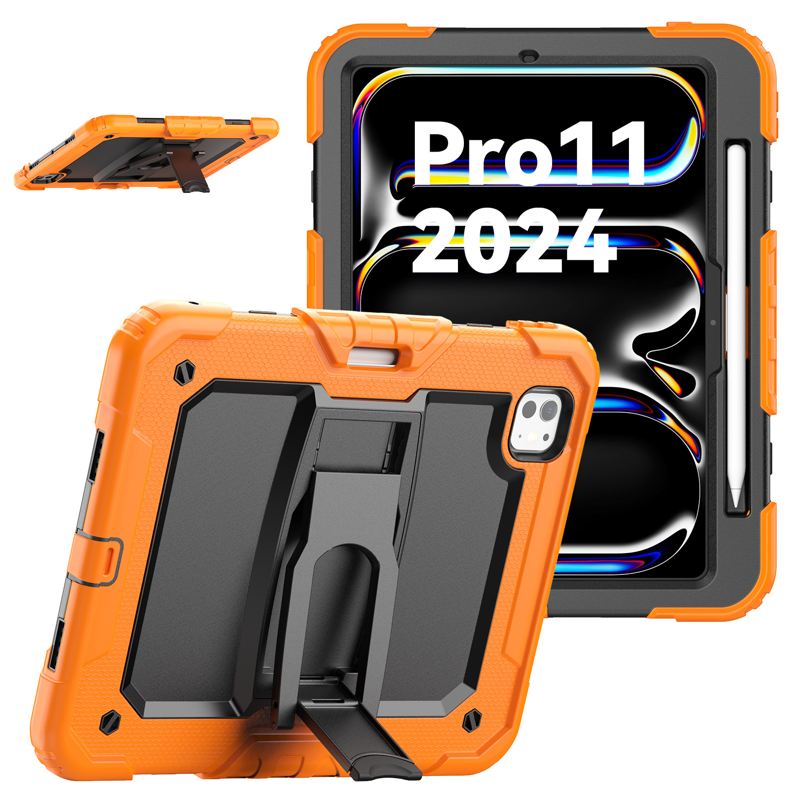 iPad Pro2024 nueva cubierta plana de silicona air6 manzana cubierta 11 pulgadas soporte anti-caída y anti-flexión