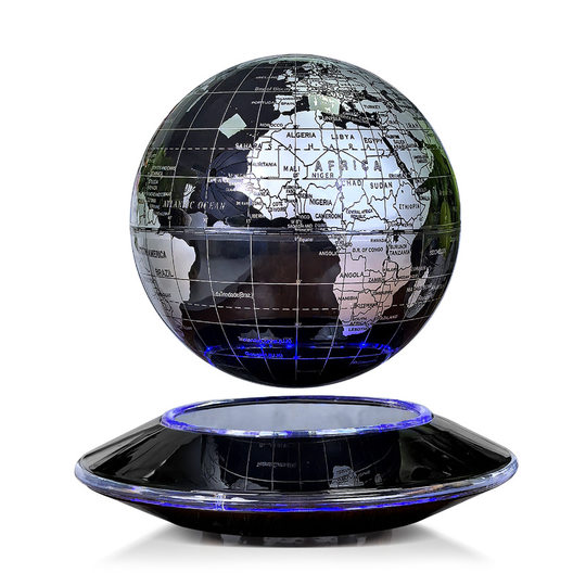 6 inch 8 inch magnetic levitation luminous globe creative technology office desktop decoration children's science education gifts