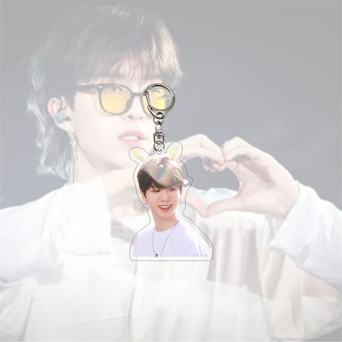 Layer Acrylic Keychain Fan Chengcheng Pendant Celebrity Merchandise Independent Packaging Gift Stand Decor