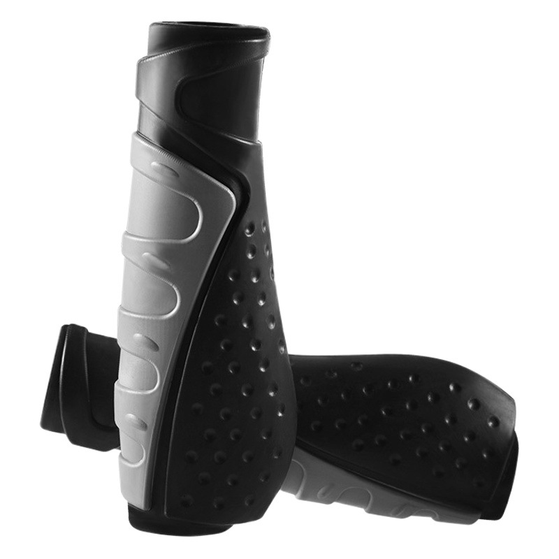 Cubierta del manillar de bicicleta de montaña suave antideslizante amortiguador cubierta del manillar cubierta de la manija de goma plegable bicicleta accesorios universales