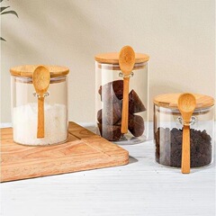 スプーンシール缶家庭用ガラス貯蔵缶茶葉缶コーヒー豆貯蔵収納缶調味料缶粉ミルク缶