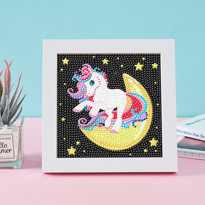Nuevo dibujo de diamante infantil de labu diy pegatinas de diamante con marcos de fotos hechas a mano diy puzzle pegatinas de mampostería image 70