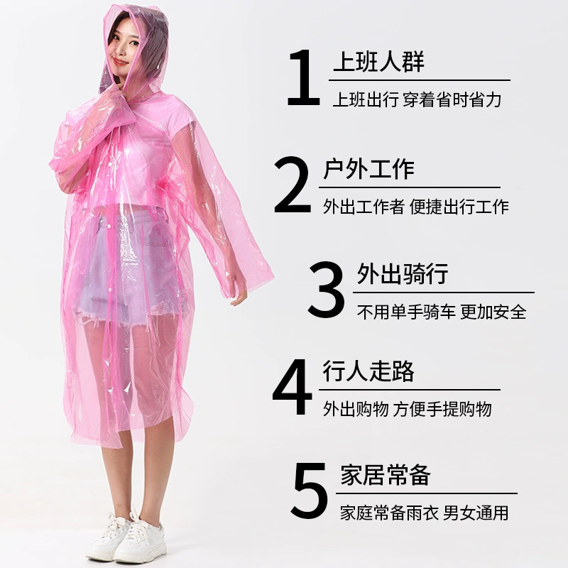 Travel raincoat, split handheld waterproof trousers for swimming