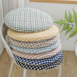 久坐屁垫圆形全棉榻榻米垫子座垫可拆洗家用藤椅四季通用坐垫加厚