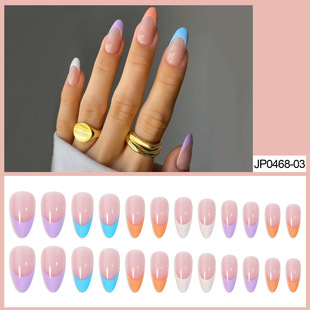 �羳ֱ����ʽ�����ײʺ�����ƴɫ��ָ�׼�ָ�� press on nail