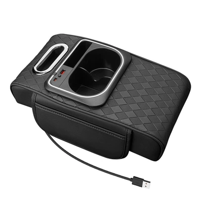 Armrest box pad, Fushou Pad Nappa Pattern