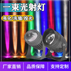 一束光射灯led户外聚光灯外墙罗马柱投射七彩洗墙防水低压光束灯