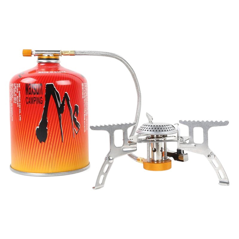 Outdoor Stove Camping Detachable Windproof Electronic Ignition Stove Portable Camping Stove Windproof Version
