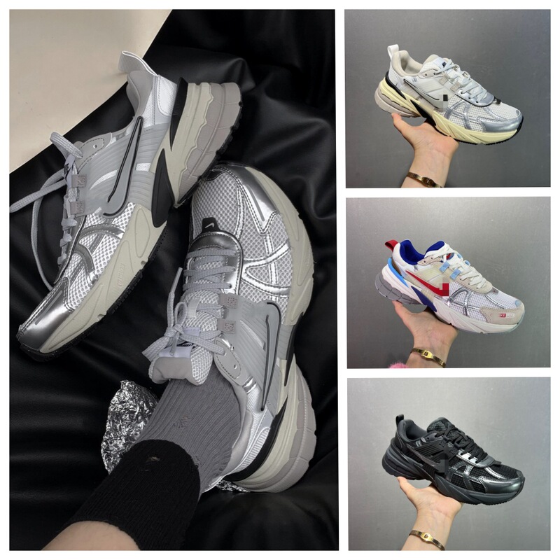 High-Quality European and American Style New V2K Run Running Shoes for Men and Women, Breathable Dad Shoes