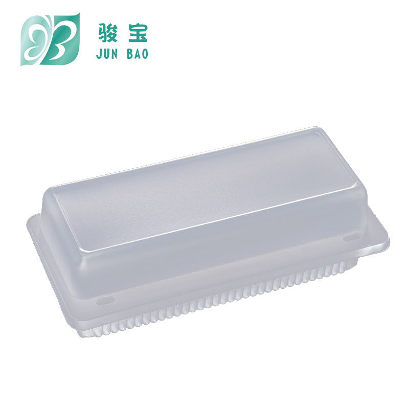 厂家一次性用品餐具长方形热狗盒面包盒外卖连体盒打包餐盒户外盒