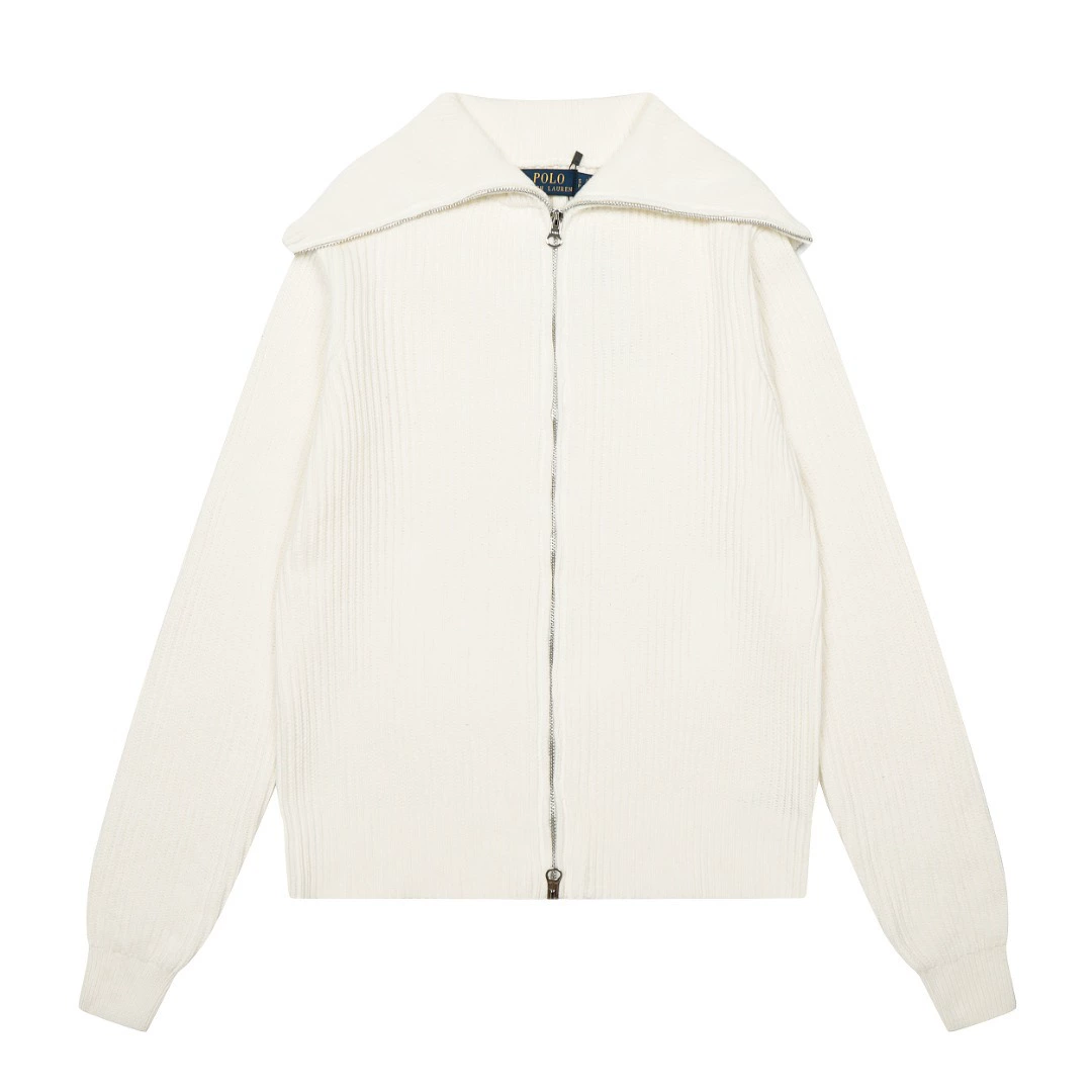Ralph lauren, base chain with zipper, knitted cardigan