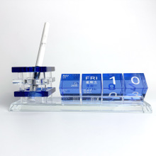 创意水晶笔筒桌面摆件制作毕业季送老师礼品教师节纪念品办公用品