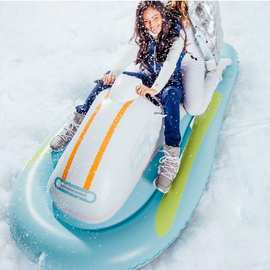 滑雪撬色滑雪玩具摩托艇滑雪 充气耐寒 滑雪圈户外PVC水上摩托车