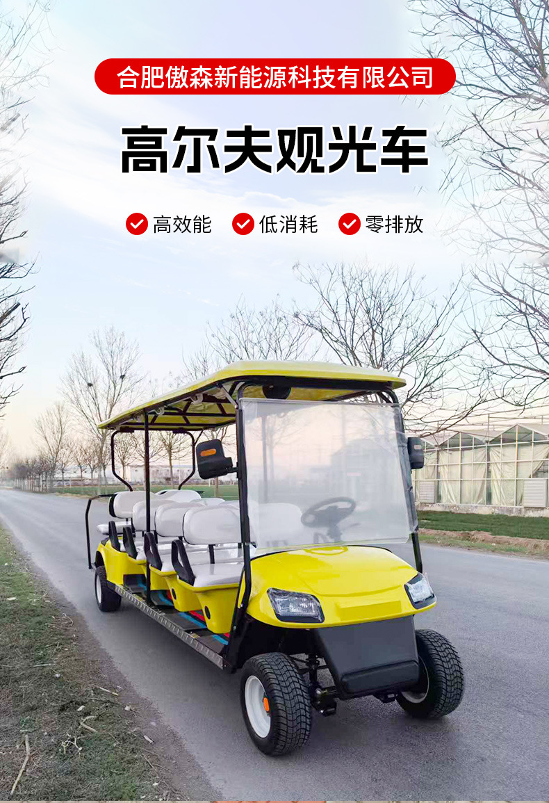 Hangzhou Shuttle Bus, Sightseeing Car, Electric 8-Seater Car for House Viewings, Commercial Event Vehicle Rental, 8-Seater, 14-Seater