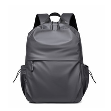 厂货通新款电脑双肩包时尚潮流简约纯色旅行背包大容量背包批发