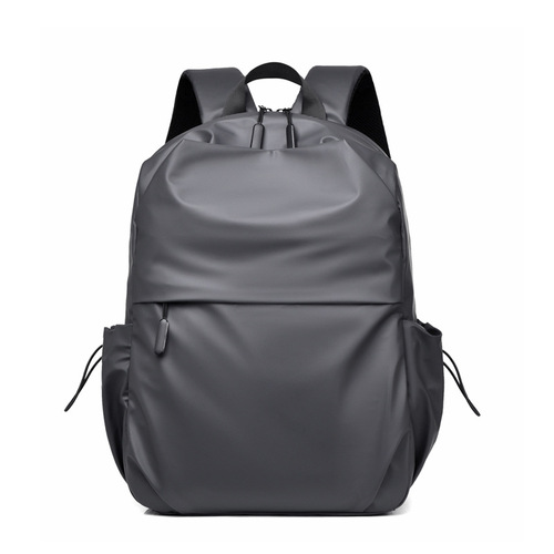 Factory new computer backpack fashion trend simple solid color travel backpack large capacity backpack wholesale