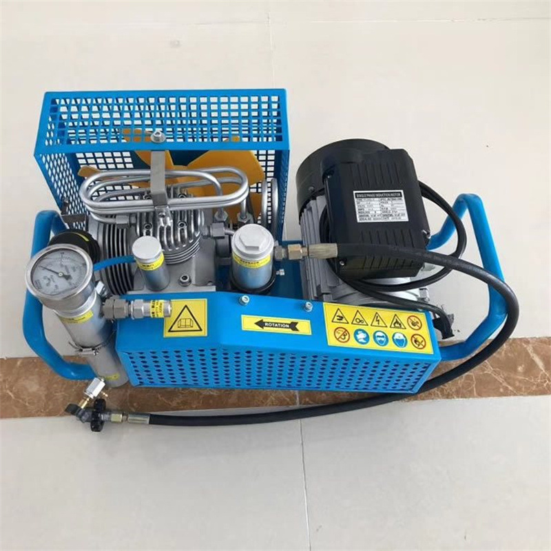 Bomba de llenado de aire portátil de armadura media respirador de aire contra incendios de presión positiva cilindro de aire compresor de aire bomba de llenado de aire