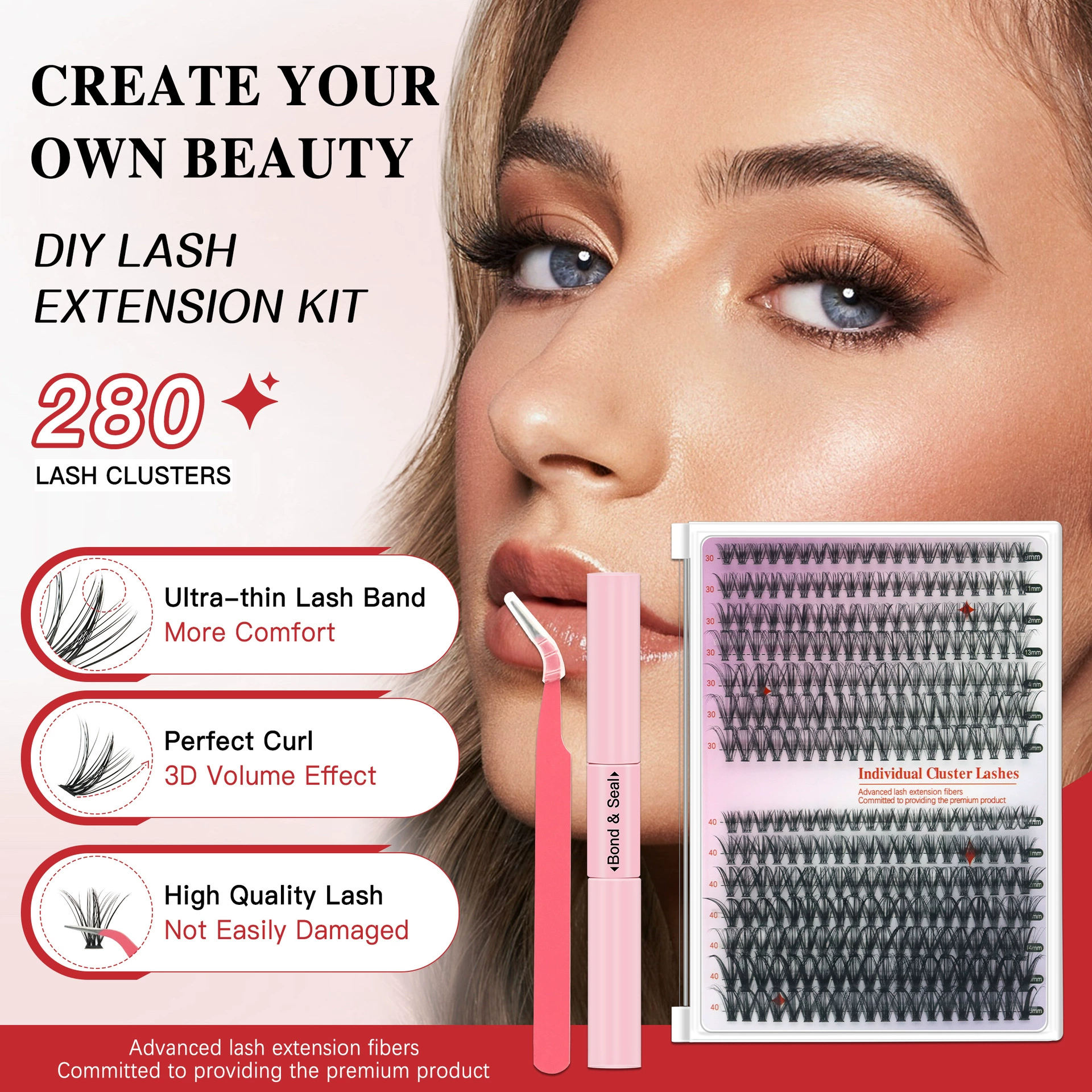 (Cross-border trading), false eyelashes, capacious set, DIY, European style