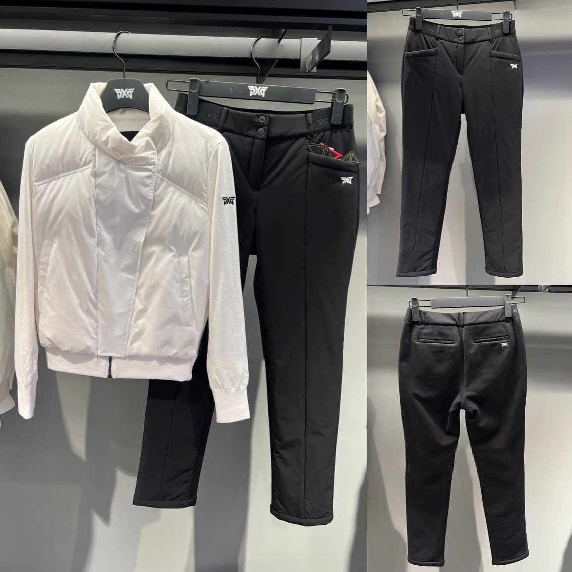 24 Autumn and Winter New Golf Clothing Ladies Filled Surface Warm Trousers Casual Sports Pants