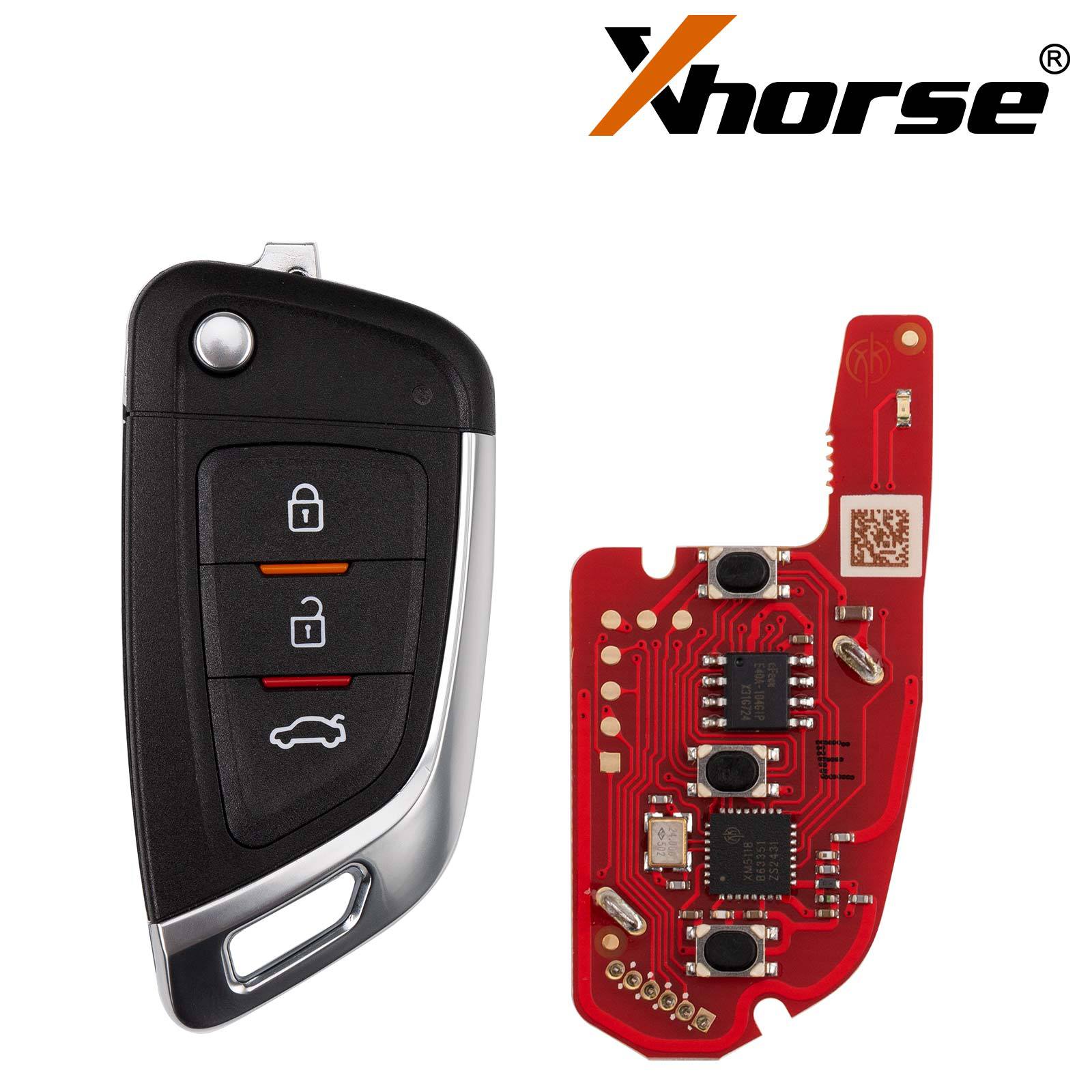 XHORSE XKKF05EN Blade Shape Folding Key VVDI Second Generation Universal Remote Key