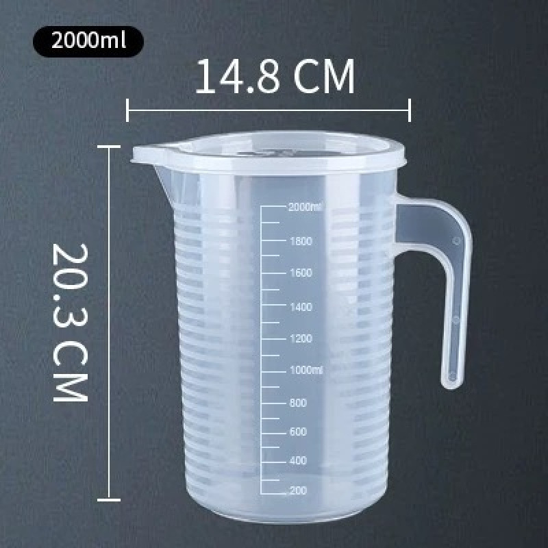 高温耐性ミルクティーショップツール計量カップスケール付きプラスチック食品グレードベーキングキッチン大容量|undefined