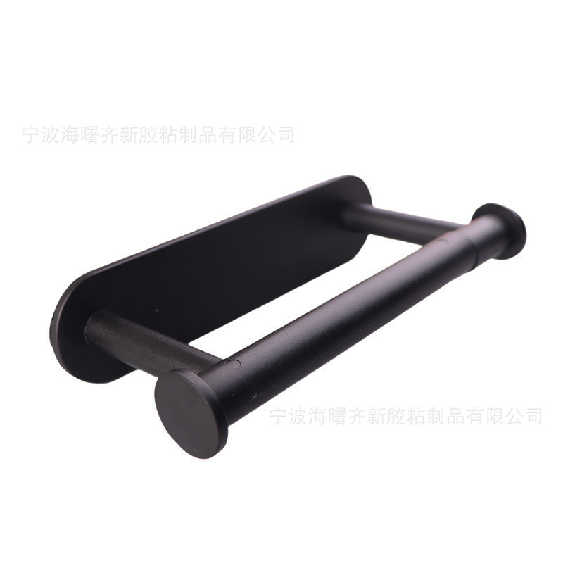 Non-drilling bathroom tissue holder toilet paper box storage rack wall-mounted home bathroom phone roll paper holder paper tube