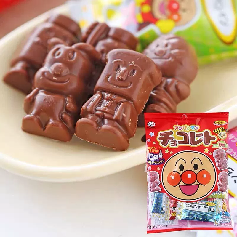 Японский Anpanman молочный шоколад против моли шоколад (вкусный пакет 68 г)