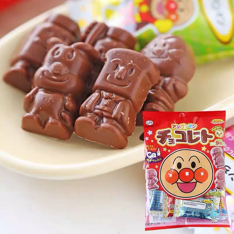 Японский Anpanman молочный шоколад против моли шоколад (вкусный пакет 68 г)