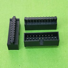 厂家供应IDC3.0 20P 180度焊线式 USB3.0IDC 19P公头焊线式黑胶