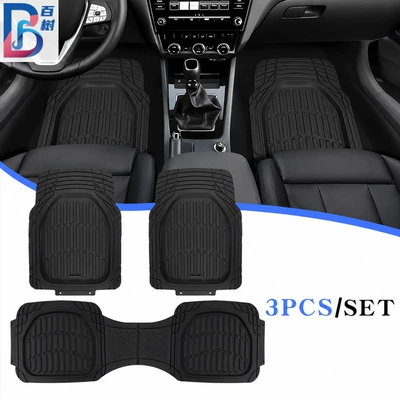 Universal Avtomobil Döşəmə Xalçaları, Sürüşməyən, Çirkə Davamlı PVC Ayaqaltılar, Kəsilə Bilən