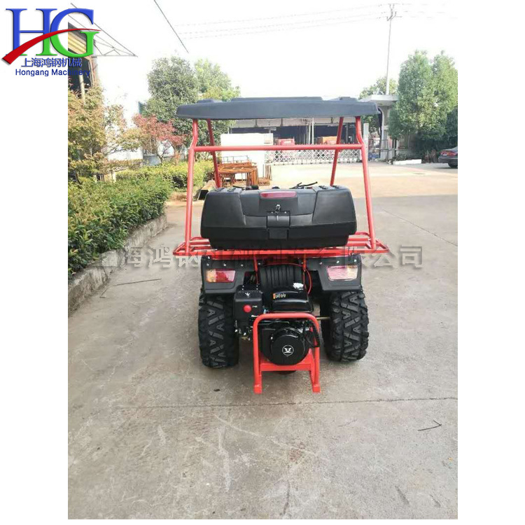 13匹大力除雪车旅游景区座驾式ATV型扫雪车火车站推雪机器