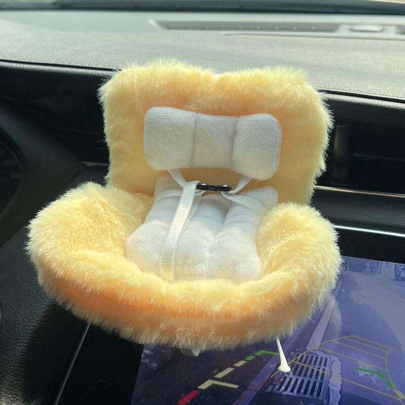 Labubu 対応安全シート アロマセラピー エアコン吹き出し口 かわいい車の装飾品 ペンダント人形|undefined