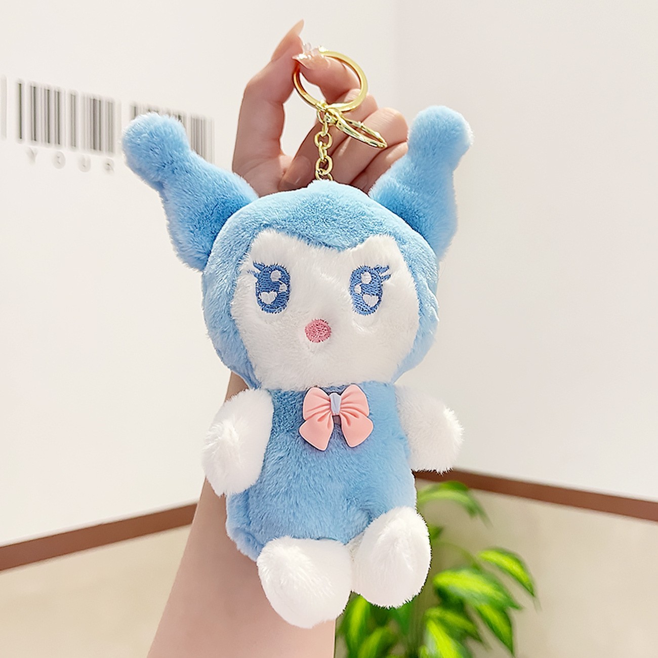 Cuatro pulgadas muñeca máquina colgante felpa llavero lindo muñeca mochila adornos grab máquina muñeca regalo al por mayor