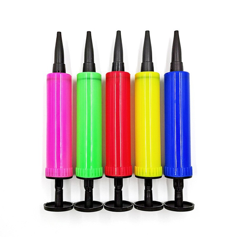 便携式迷你手推充气筒 小号手动气球玩具打气筒U型充气枕头充气泵