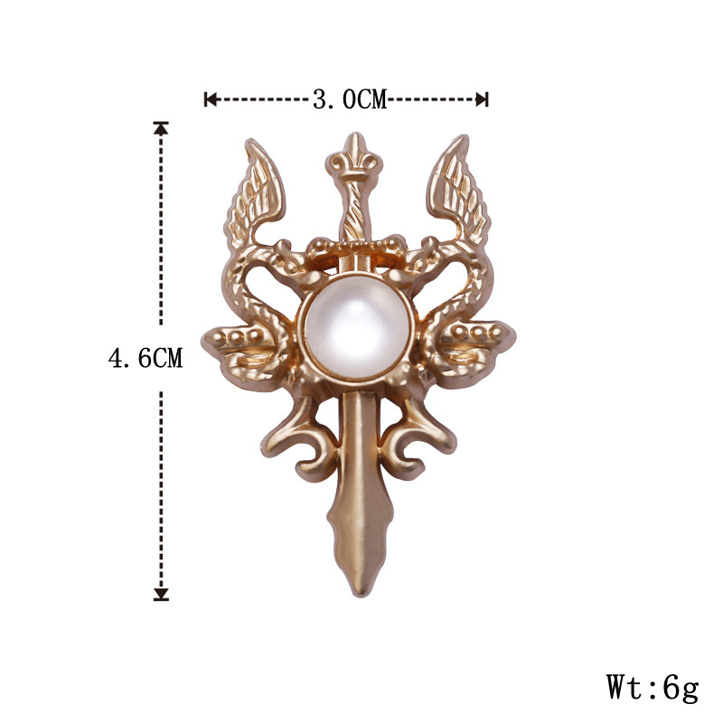 Z244 # 덤 골드 화이트