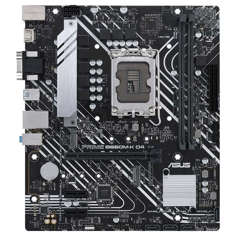 Подходит для Asus PRIME B660M-K D4 материнская плата поддерживает 12-13 поколения CPU для компьютерных игр