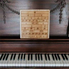 国境を越えた木製音符パズルmusicalnotes and rests bars児童知育玩具プレゼント