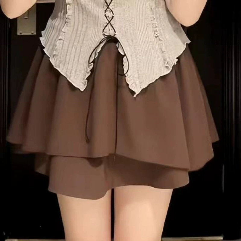 Летний комплект юбка и топ, для женщин plus size, с коротким рукавом, размеры M–4XL