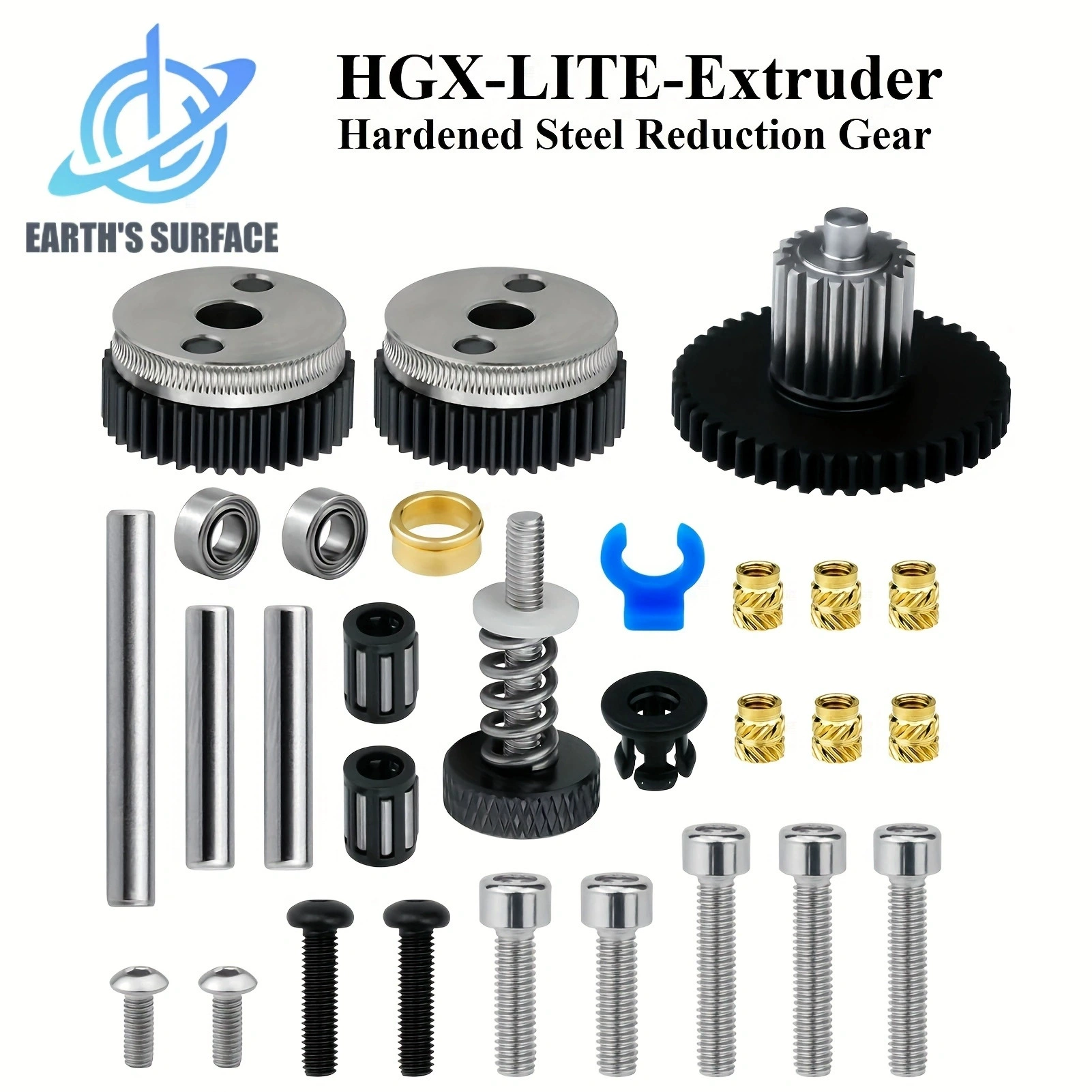 Аксессуары для 3D-принтеров, экструдер HGX из закаленной стали, нейлоновый экструдер и высококачественный комплект шестерен