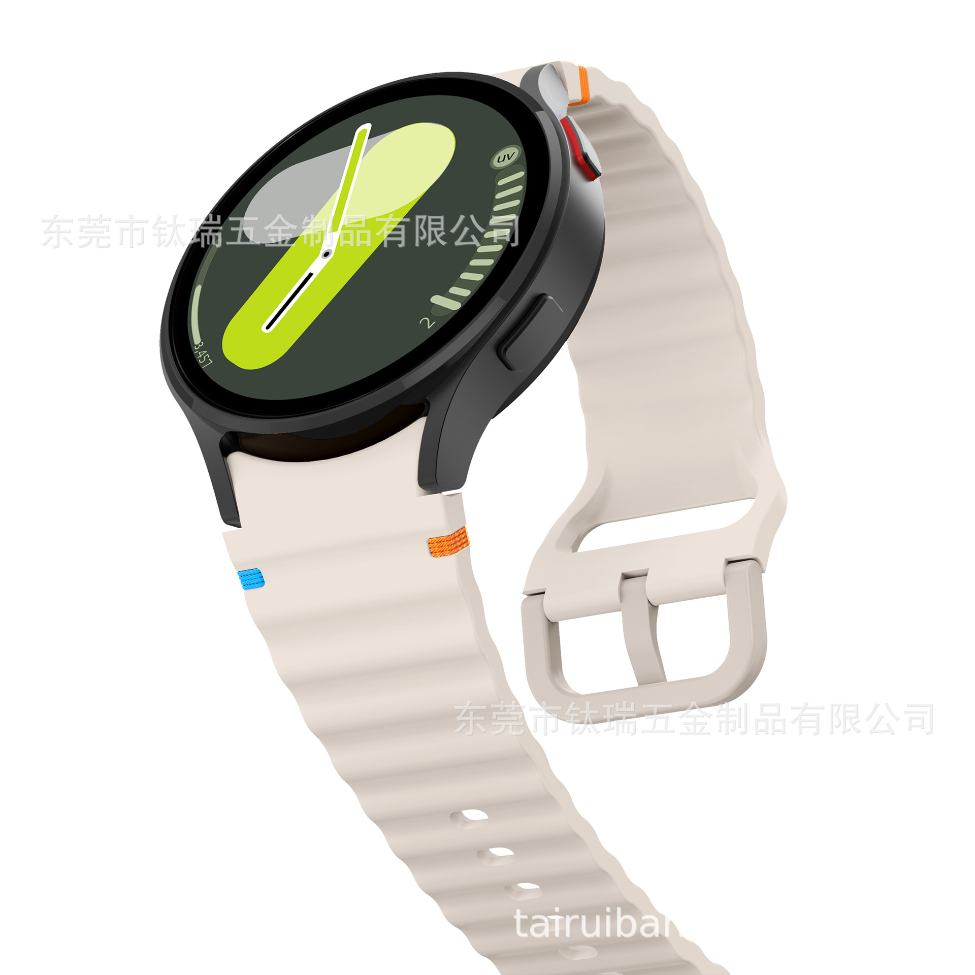 Applicable to the official Galaxy watchFE/6/5/4 with wavy seam silicone strap of Samsung Watch 7 undefined