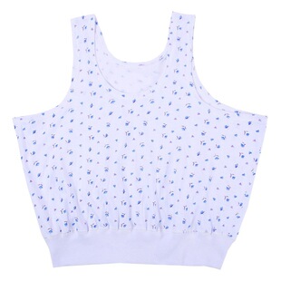 Middle-aged and old-aged pure cotton suspenders for old ladies and summer moms vests for ladies and seniors plus-size bottoming underwear