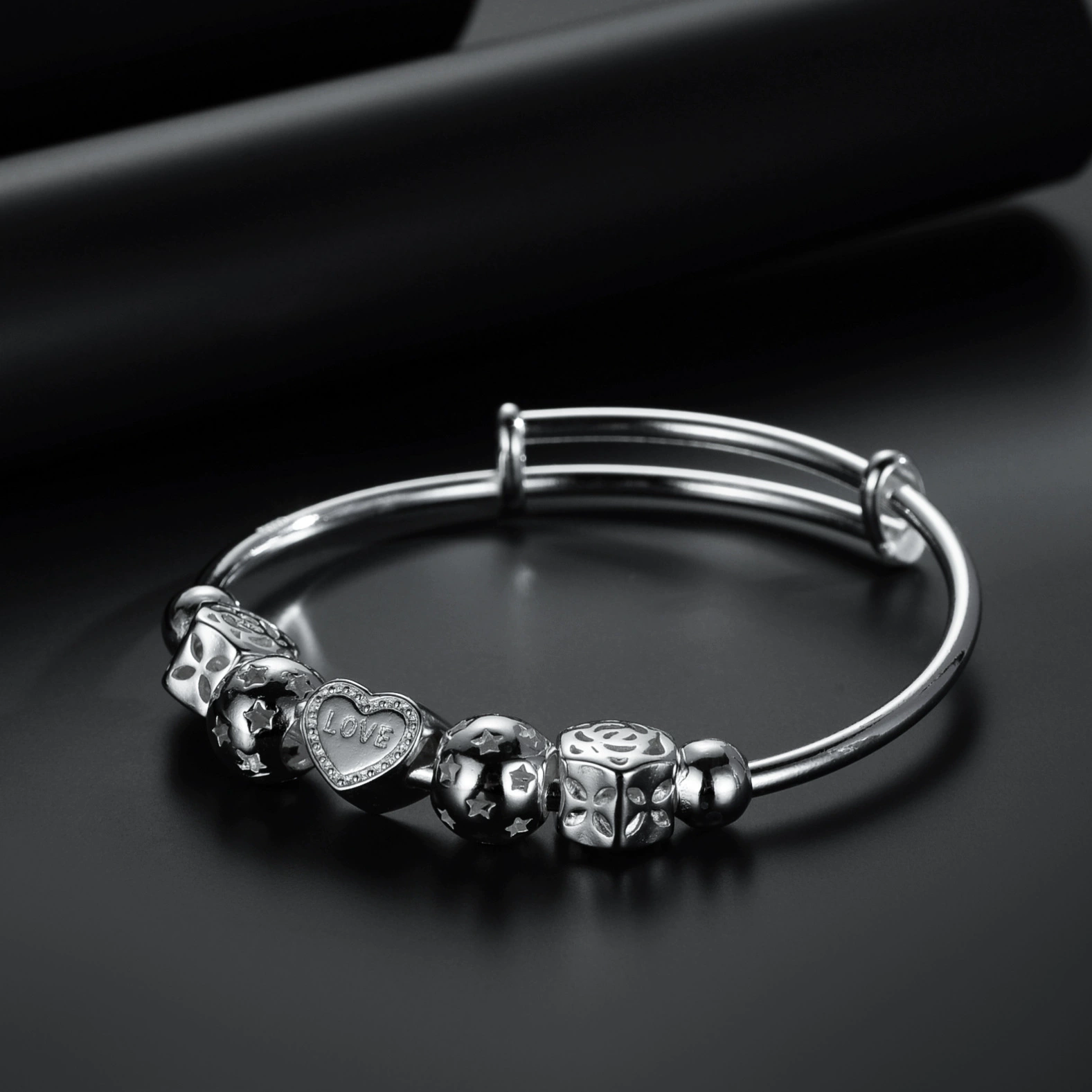 Стильная серебряная bracelet, прямая продажа от завода, подарок на день рождения, оптом